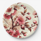 Cherry Blossom Pappteller (Vorderseite)