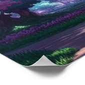 Cherry Blossom Paradise Poster (Ecke)