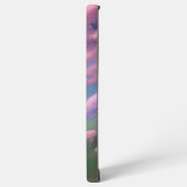 Cherry Blossom Park im japanischen Stil mit Namen Samsung Galaxy Hülle (Linke Seite)