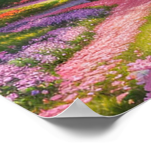 Cherry Blossom Park Poster (Ecke)