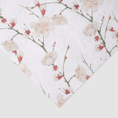 Cherry Blossom Pattern Boho Seidenpapier (Detail)