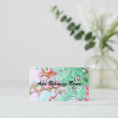 Cherry Blossom Personalisierte lokale Visitenkarte (Stehend Vorderseite)