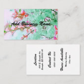 Cherry Blossom Personalisierte lokale Visitenkarte (Vorne/Hinten)