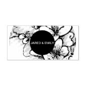 Cherry Blossom Personalisierte, selbstgefällige Br Permastempel (Design)