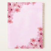 Cherry Blossom personalize Plananner Planer (Rückseite)