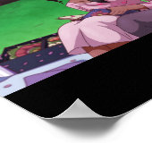 Cherry Blossom Picnic Poster (Ecke)