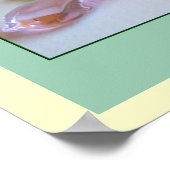 Cherry Blossom Pink Beaded Necklace Poster 2 (Ecke)