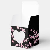 Cherry Blossom Pink Black Gevor Box Geschenkschachtel (Geöffnet)
