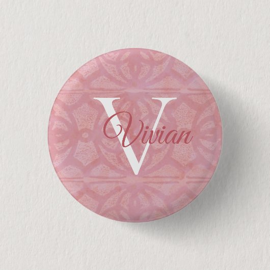 Cherry Blossom Pink Button (Vorderseite)