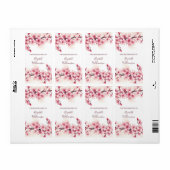 Cherry Blossom Pink Floral Buchzeichen (Vorne)