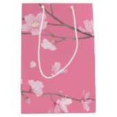 Cherry Blossom - Pink Medium Gift Bag Mittlere Geschenktüte (Vorderseite)