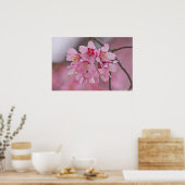 Cherry Blossom Pink Pastel Bouquet Poster (Küche)