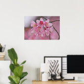 Cherry Blossom Pink Pastel Bouquet Poster (Heimbüro)