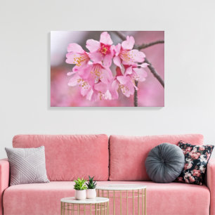 Cherry Blossom Pink Pastel Bouquet Poster Leinwanddruck