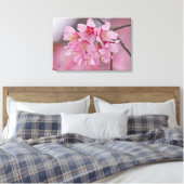 Cherry Blossom Pink Pastel Bouquet Poster Leinwanddruck (Insitu (Schlafzimmer))