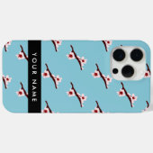 Cherry Blossom, Pink Sakura, Ihr Name Case-Mate iPhone Hülle (Rückseite (Horizontal))