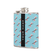 Cherry Blossom, Pink Sakura, Ihr Name Flachmann (Links)