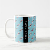 Cherry Blossom, Pink Sakura, Ihr Name Kaffeetasse (Links)