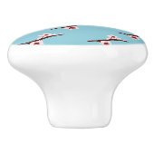 Cherry Blossom, Pink Sakura, Ihr Name Keramikknauf (Seitenansicht)