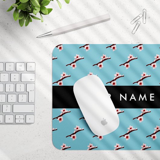 Cherry Blossom, Pink Sakura, Ihr Name Mousepad
