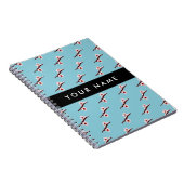 Cherry Blossom, Pink Sakura, Ihr Name Notizblock (Rechte Seite)