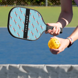 Cherry Blossom, Pink Sakura, Ihr Name Pickleball Schläger