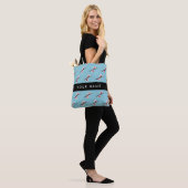 Cherry Blossom, Pink Sakura, Ihr Name Tasche (Am Model)