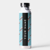 Cherry Blossom, Pink Sakura, Ihr Name Trinkflasche (Links)