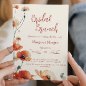 Cherry Blossom Pink und White Bridal Brunch Einladung