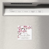 Cherry Blossom Pink Wedding Save the Date Magnete Magnet (In Situ (Geschirrspüler))