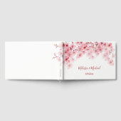 Cherry Blossom Pink White Wedding Gästebuch (Voll)