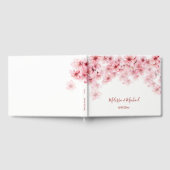 Cherry Blossom Pink White Wedding Gästebuch (Voll)