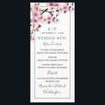 Cherry Blossom Pink White Wedding Menu Cards Menükarte<br><div class="desc">Cherry Blossom Pink White Wedding Menu Cards - mit einem Farbschema aus dunkelbraun, rosa und weiß mit modernen Drehbüchern und serifenlosen Schriftart. Das Design bietet auch die passende dunkelbraune Doppelrandung an der Vorderseite mit Monogrammen. Sehen Sie sich den vollständigen Link zur Sammlung an, der auf dieser Seite gefunden wurde, um...</div>