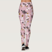 Cherry Blossom Pink: zender Frühling Leggings (Rückseite)
