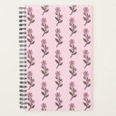 Cherry Blossom Planner - rosa Muster Planer (Vorderseite)