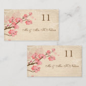 Cherry Blossom Platzkarte/Tischkarte Visitenkarte Platzkarte (Vorne/Hinten)