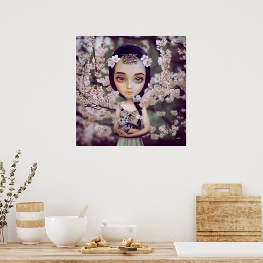 Cherry Blossom Poster (Küche)