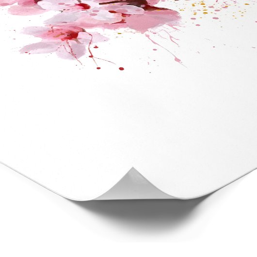 Cherry Blossom Poster (Ecke)