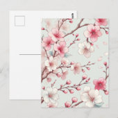 Cherry Blossom Postkarte (Vorne/Hinten)