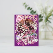 Cherry_Blossom Postkarte (Stehend Vorderseite)