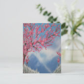 Cherry Blossom Postkarte (Stehend Vorderseite)