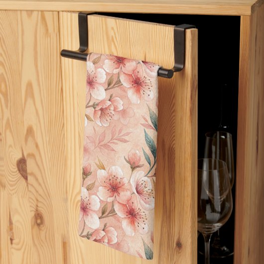 Cherry Blossom Print Kitchtuch Geschirrtuch (Drittel gefaltet)