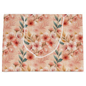 Cherry Blossom Print Large Gift Bag Große Geschenktüte (Vorderseite)