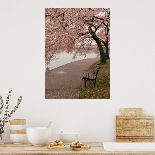 Cherry Blossom Print Poster (Küche)