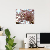 Cherry Blossom Print White Blume Poster Print (Heimbüro)