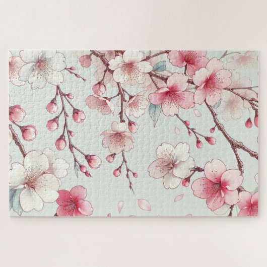 Cherry Blossom Puzzle (Horizontal)