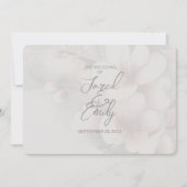 Cherry Blossom QR Code Einladung Hochzeit (Vorderseite)