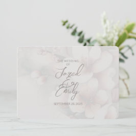 Cherry Blossom QR Code Einladung Hochzeit