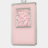 Cherry Blossom Rahmen-Ornament Silber (Links)