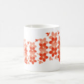 Cherry Blossom Red Pink Kaffeetasse (Mittel)